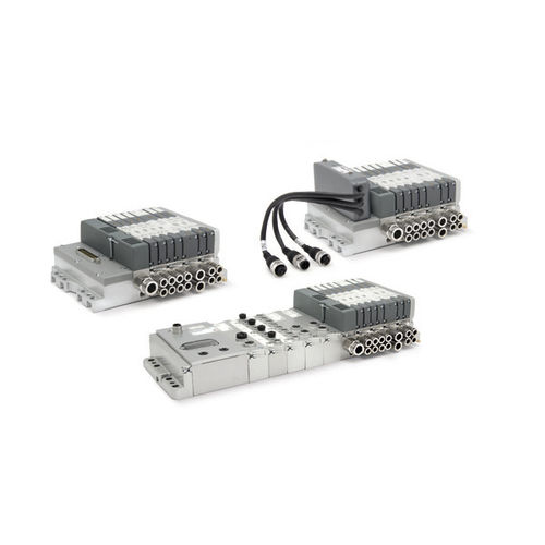 Islote de distribución de cajón - HN series - CAMOZZI AUTOMATION - con control eléctrico / accionado neumáticamente / de 2/2 vías