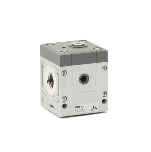 Válvula de arranque progresivo - MD series - CAMOZZI AUTOMATION - de tapón / para aire comprimido / modular