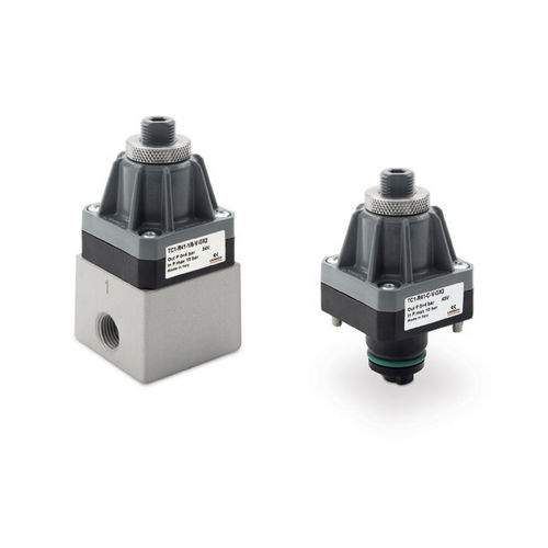 Regulador de presión en miniatura - TC series - CAMOZZI AUTOMATION - para oxígeno / de membrana / de cartucho