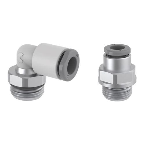 Racor push-in - GRIPfit® - CAMOZZI AUTOMATION - para aire comprimido / para vacío / en T