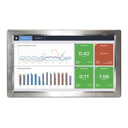 Monitor LCD - ADM-1818AP-VHB - Arista - con pantalla táctil resistiva de 5 hilos / táctil / industrial