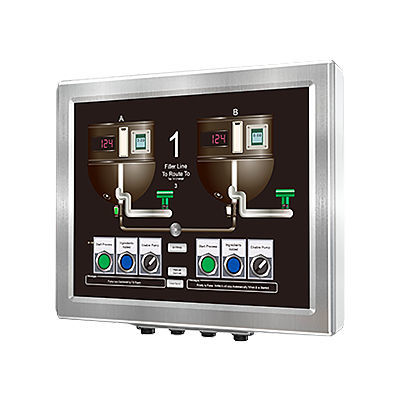 Monitor TFT-LCD - ADM-5817AX - Arista - con pantalla táctil resistiva de 5 hilos / industrial / de almacenamiento