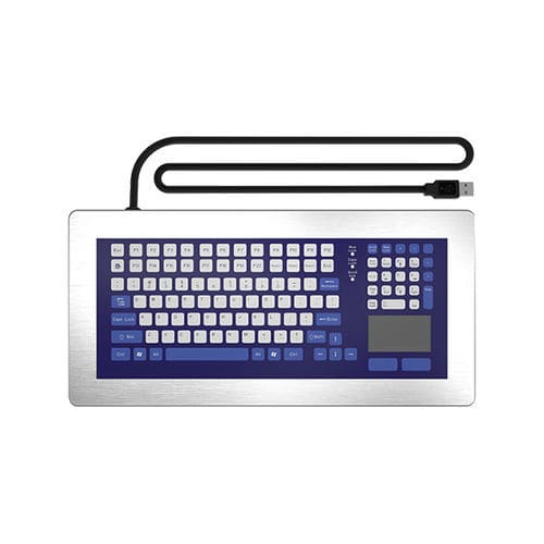 Teclado de mesa - KB-115A-AX - Arista - de tecla mecánica / de membrana / 104 teclas