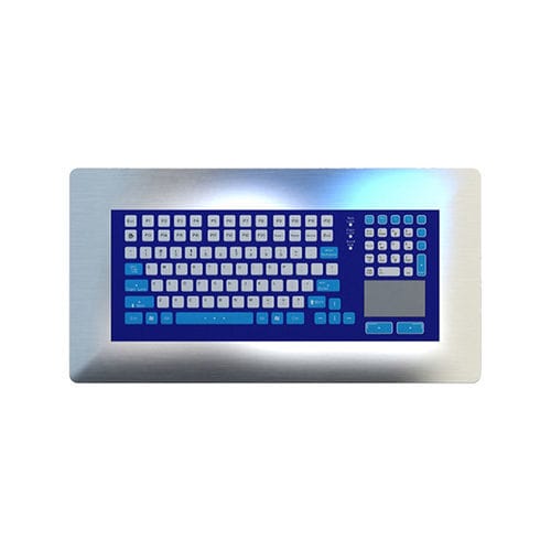 Teclado empotrable - KB-115A-AP - Arista - de tecla mecánica / de membrana / 104 teclas
