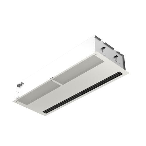 Cortina de aire ambiante - FINESSE EC - 2VV s.r.o. - horizontal / para montaje en techo / comercial