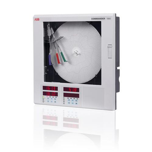 Registrador en papel - C1950 series - ABB Measurement & Analytics - empotrable / circular