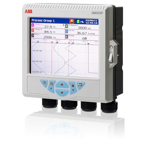 Registrador sin papel - SM500F - ABB Measurement & Analytics - de temperatura / de humedad / Ethernet