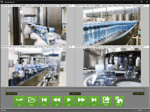 Software de supervisión - StreamTouch - EHD imaging - de máquina / automatizado / Windows