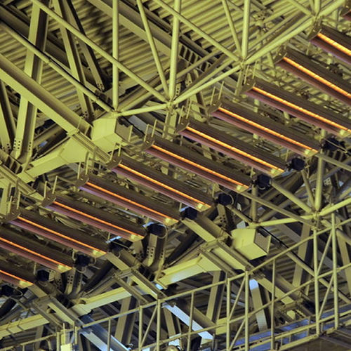 Calefactor radiante de gas - Stadionheizung - GoGaS Goch GmbH & Co. KG - industrial / para estadio