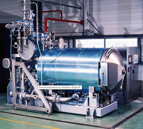Esterilizador de proceso - SHAKA - Steriflow - de agua sobrecalentada / para la industria agroalimentaria