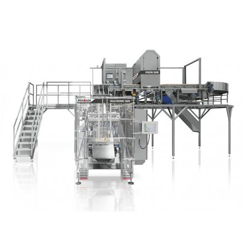 Contadora pesadora lineal - VISION 2000 - Ilapak - para productos frescos / de acero inoxidable