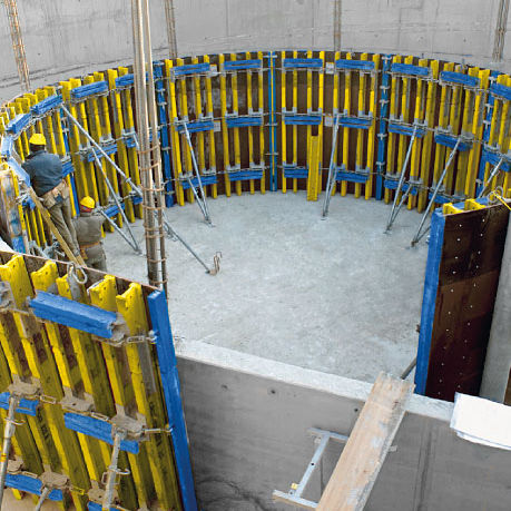 Encofrado circular - H20 - DOKA - curvo / circular / de madera