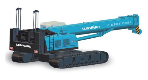 Grúa con orugas - SWTC75 - SUNWARD INTELLIGENT EQUIPMENT CO.,LTD. - de elevación / hidráulica
