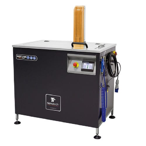Máquina de limpieza por ultrasonidos - MOT-75N - TIERRATECH - manual / para aplicaciones automóviles / de acero inoxidable