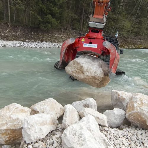 Pulpo de demolición - Mammoth - WIMMER Hartstahl GmbH & Co KG - mecánico / para piedra / para excavadora