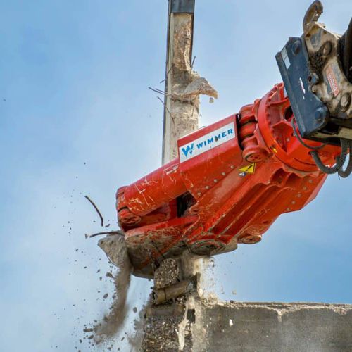 Cizalla de demolición hidráulica - Topcut - WIMMER Hartstahl GmbH & Co KG - para excavadora / para hormigón
