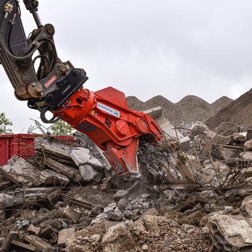 Cizalla de demolición rotativa - FU series - WIMMER Hartstahl GmbH & Co KG - hidráulica / para excavadora