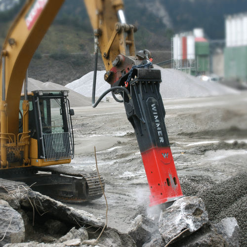 Rompe-rocas hidráulico - WH series - WIMMER Hartstahl GmbH & Co KG