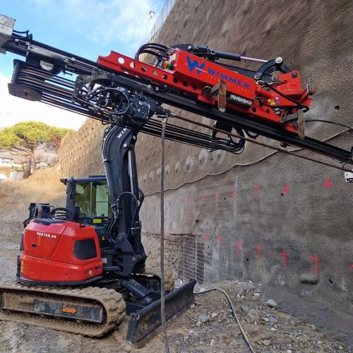 Accesorio de horadar para excavadora - AB 2300 T series - WIMMER Hartstahl GmbH & Co KG