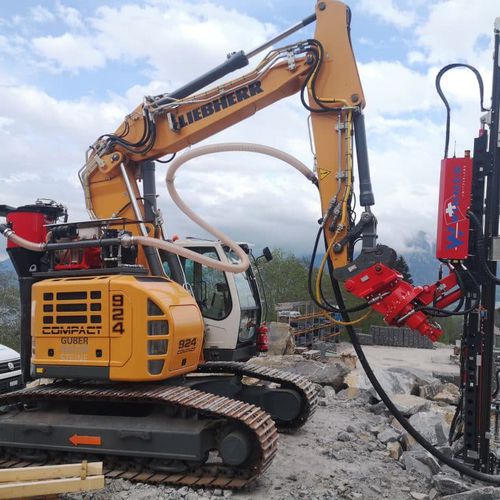 Accesorio de horadar para excavadora - AB 2300 series - WIMMER Hartstahl GmbH & Co KG
