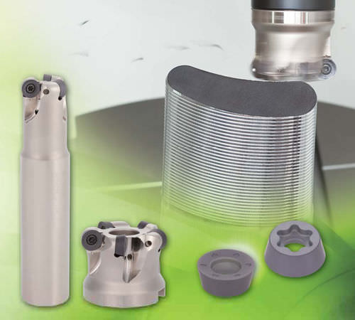 Plaquita de corte de fresado - FIXRMILL series - TUNGALOY - de carburo / redonda