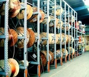Sistema de estanterías cantilever - 500 - 1 200 kg - duwic - para carretes