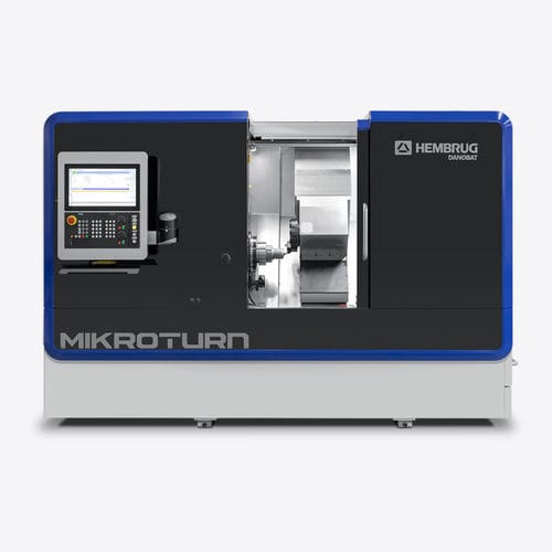 Centro de torneado CNC - Mikroturn® - DANOBATGROUP - hidrostático / de 2 husillos / para piezas largas