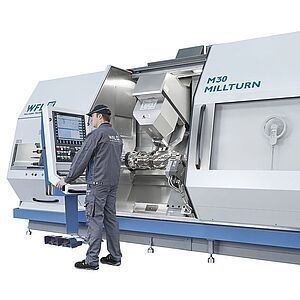 Centro de torneado-fresado CNC - M35-G - WFL Millturn Technologies - horizontal / 4 ejes / 5 ejes