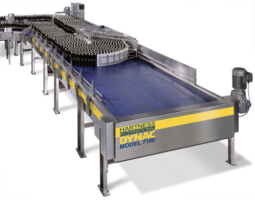 Transportador de banda - DYNAC 7100 - Hartness - horizontal / de transporte / de acumulación