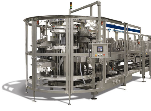 Encajadora vertical - GlobalPack - Hartness - automática / para botellas