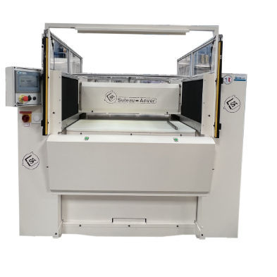 Prensa eléctrica - SA PTMV E - Suteau-Anver - de corte / de caucho / para materiales compuestos