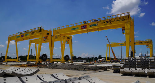 Pórtico en riel - GH Cranes & Components - para obra de elementos prefabricados / para el metro / para obras de infraestructura