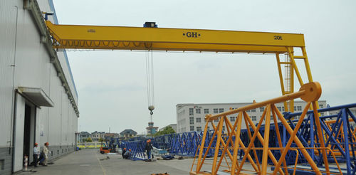 Semipórtico en riel - GH Cranes & Components - para obras de infraestructura / para taller / de riel doble
