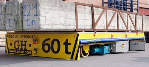 Transportador autopropulsado alimentado por batería - GH Cranes & Components - de 2 ejes / modular