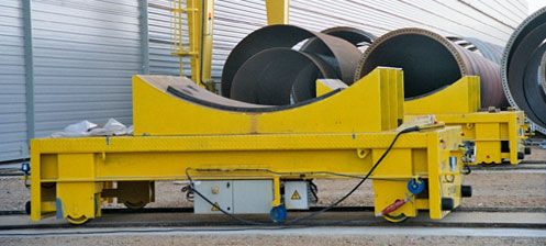 Transportador autopropulsado alimentado por batería - GH Cranes & Components - de 2 ejes / modular / en riel