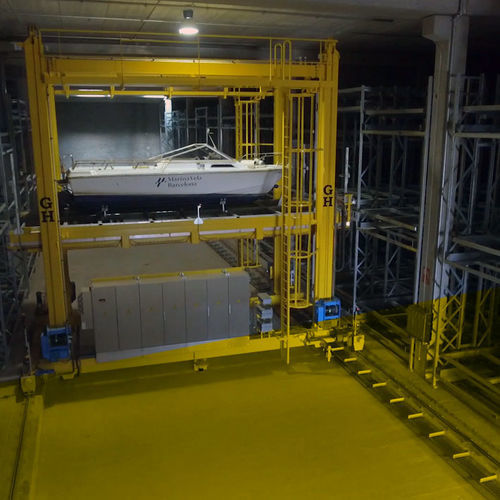 Pórtico en riel - GH Cranes & Components - para aplicaciones marinas / de descarga de buque / eléctrico