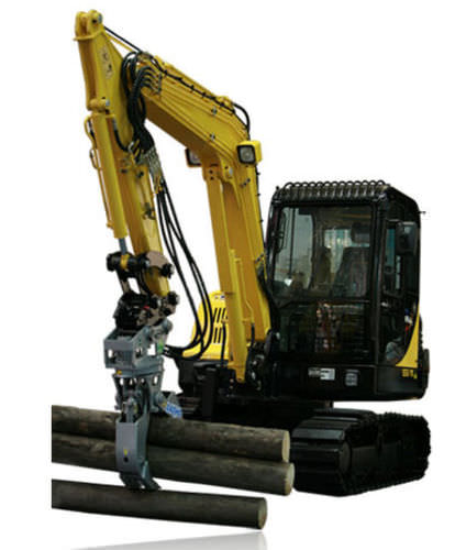 Pulpo para excavadora - DMWL series - Daemo engineering Co., Ltd. - de leña / para excavadora