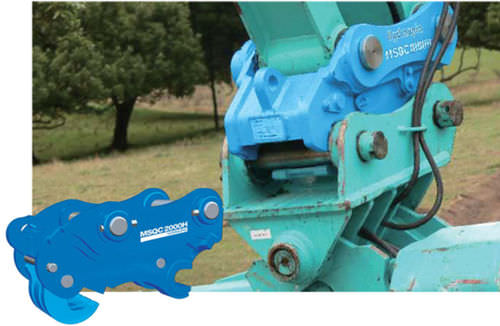 Sistema de acoplamiento rápido para excavadora - 3 - 57 t | MSQC series - MSB corporation