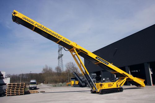 Transportador de banda - RM MTS2 series - RUBBLE MASTER HMH - de transporte / con orugas / para productos a granel