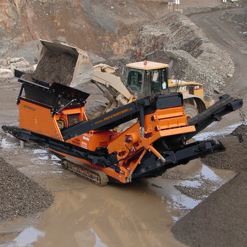 Criba para reciclaje - RDS410 - Rockster Austria International GmbH - para obra de construcción / móvil / para productos a granel