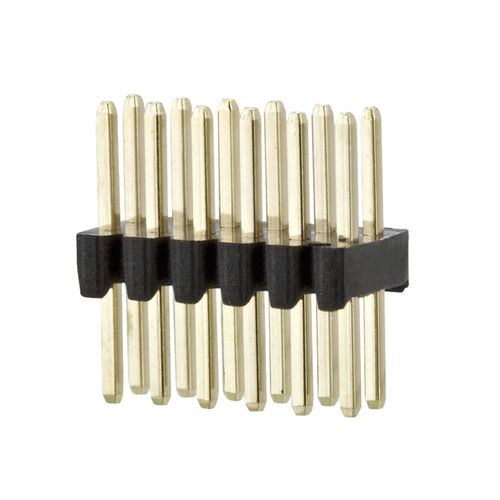 Regleta de contacto macho - PR20BxxVBDN - METZ CONNECT - de dos hileras / recta / 1.27 mm (0.050")
