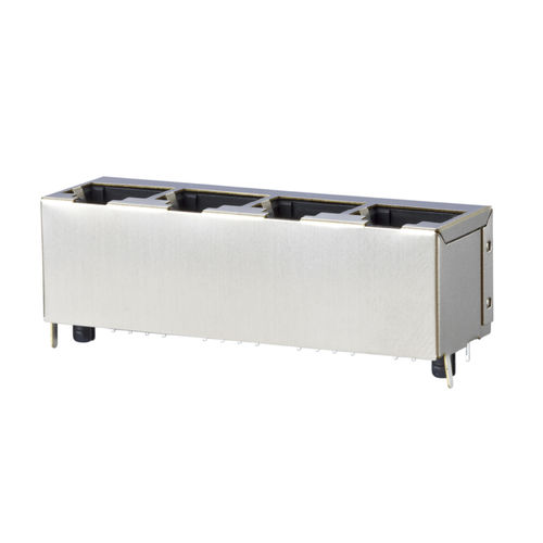 Conector de datos - AJT52D, 8P/8C - METZ CONNECT - RJ45 / hembra / para circuito impreso