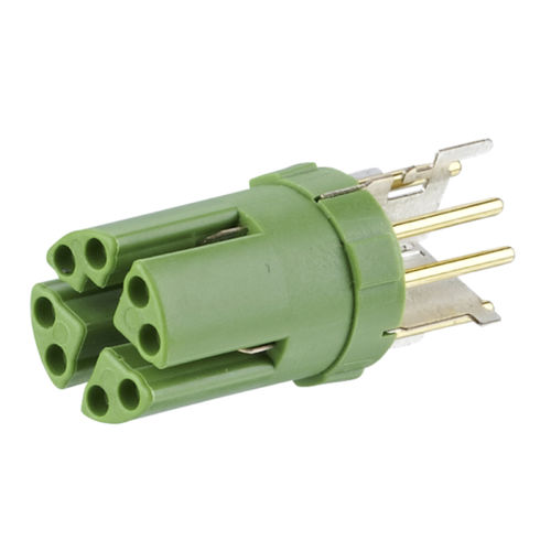 Conector de datos - MMT060A315 - METZ CONNECT - M12 con codificación X / 8 polos / para circuito impreso