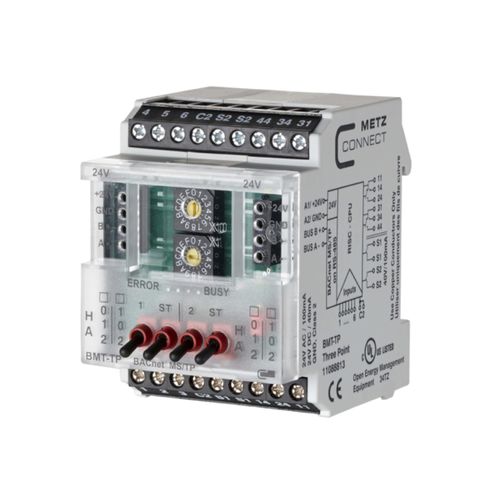 Módulo E/S digital - BMT-TP BACnet MS/TP - METZ CONNECT - BACnet / con salida de relé / 6 entradas digitales
