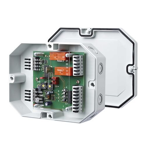 Módulo de E/S digital - MR-DIO4/2-IP65 Modbus RTU - METZ CONNECT - Modbus / 4 entradas digitales / con salida de relé