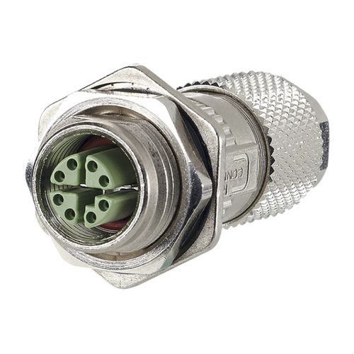 Conector de datos -  MMF881A315-0001 - METZ CONNECT - M12 con codificación X / 8 polos / de zinc moldeado a presión