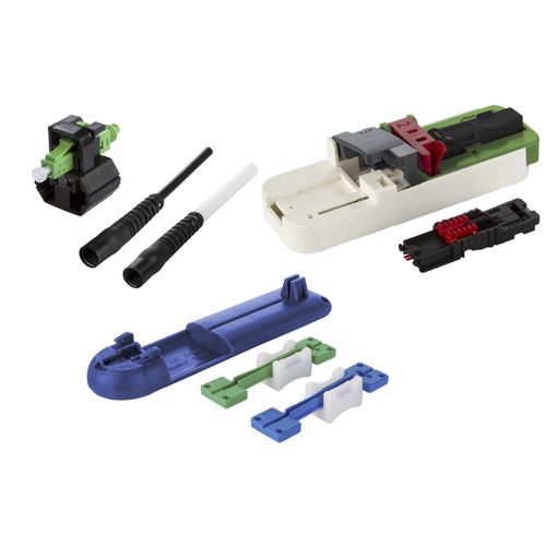 Conector de datos - 1509QKJA002C-E  - METZ CONNECT - híbrido / de fibra óptica / de elastómero