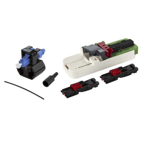 Conector de datos - 1509QAJO002C-E  - METZ CONNECT - híbrido / de fibra óptica / de elastómero