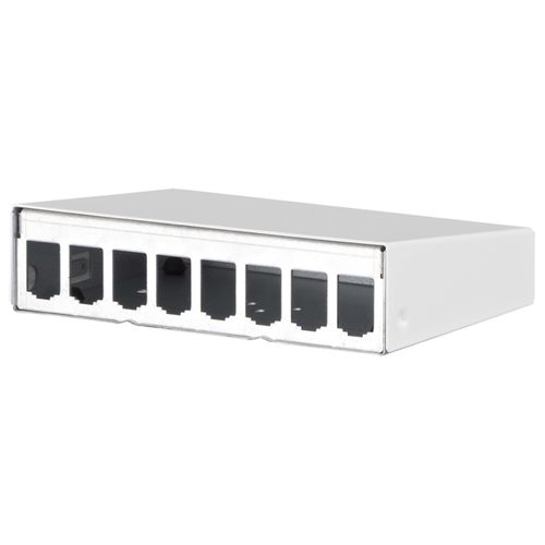 Caja montaje en pared - 130861-0802-E - METZ CONNECT - de mesa / sobresaliente / modular
