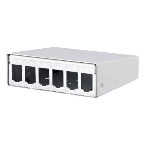Caja montaje en pared - 130861-0602-E - METZ CONNECT - de mesa / sobresaliente / modular